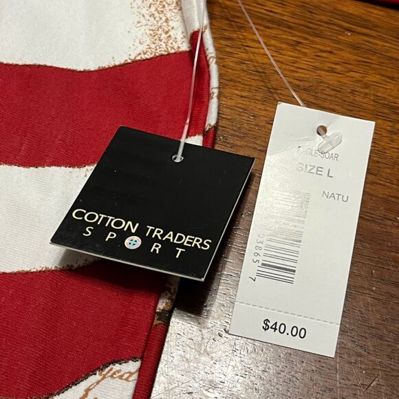 Cotton Traders Sport Freedom Men's Size Large American Flag - Picture 12 of 12